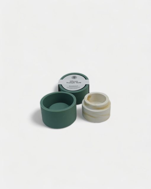 DIY - Siliconen Mal Basis - Theelichthouder FIAM Rond  6,5cm - Image 4